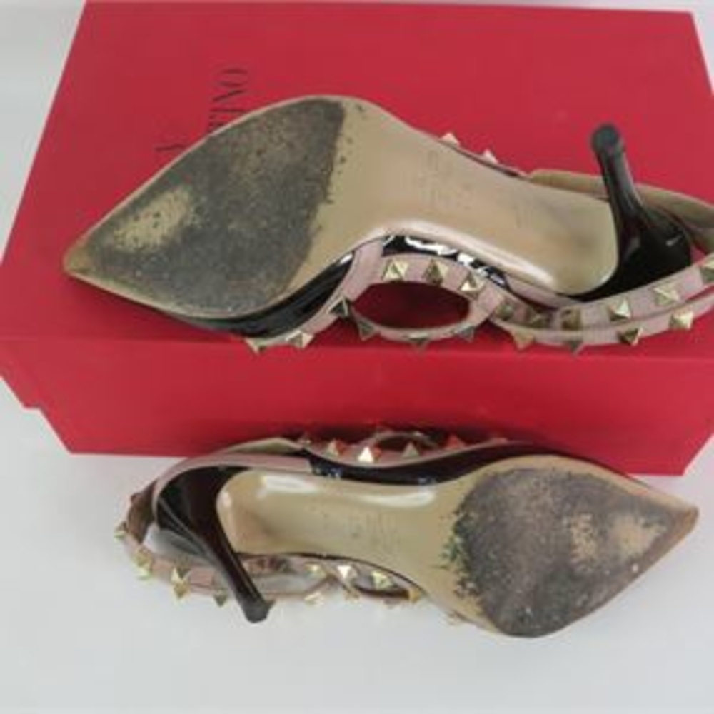 Valentino Garavani Black Heels | Women’s Size 37.5 (7.5) - Picture 5 of 10